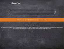 Tablet Screenshot of albumez.com